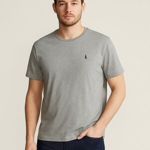 Polo Ralph Lauren Gray Logo Tee XL | Classic Casual Preppy Minimalist